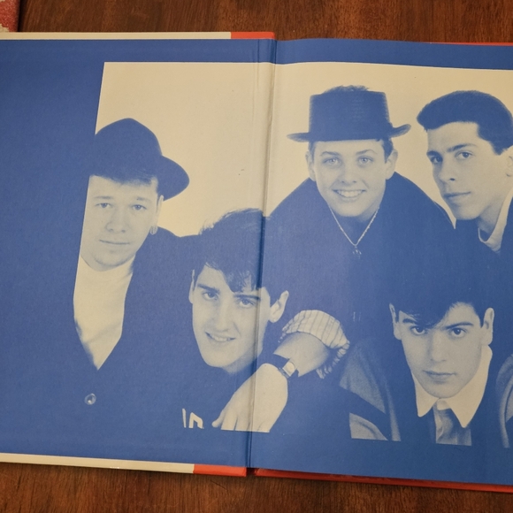 Vintage New Kids on the Block Hardcover Book (1990) - Picture 3 of 7